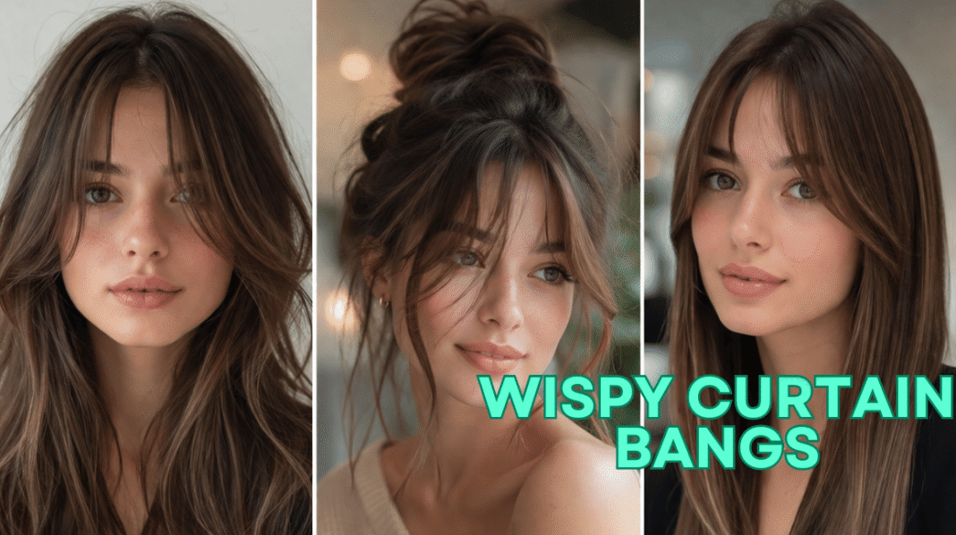 Wispy Curtain Bangs