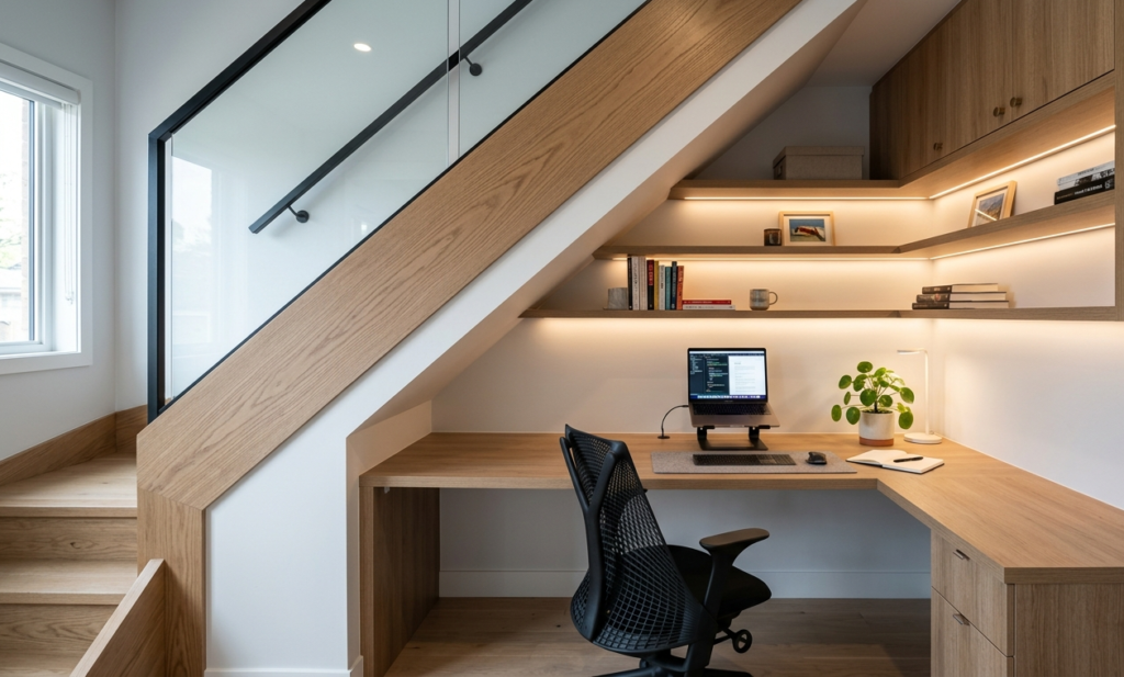 Under-Stair Office Nook