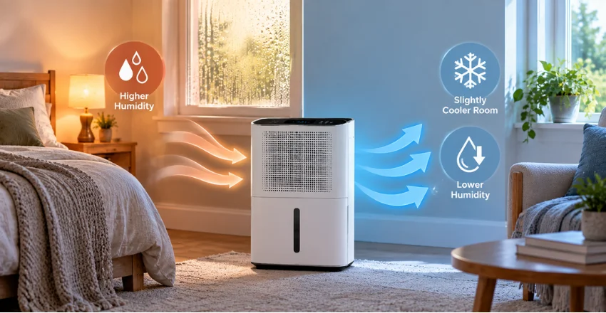 What else can lower indoor humidity help with?