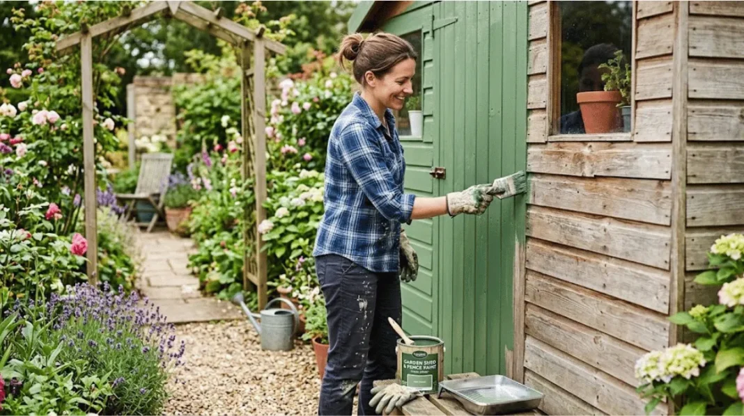 Shed Paint for UK Gardens