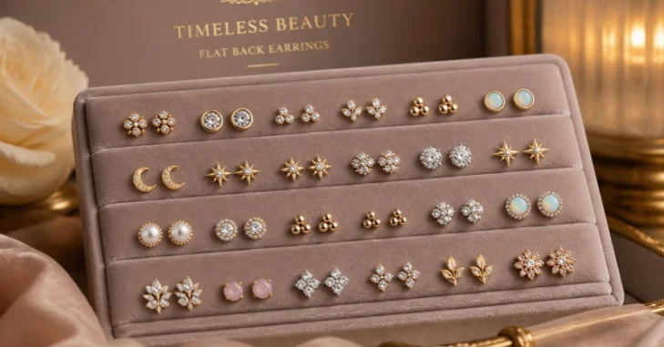 What Are Flat Back Earrings?