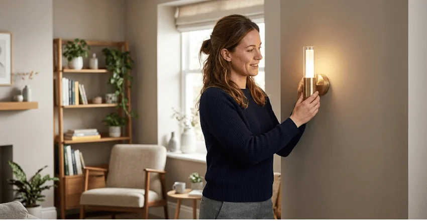 What do cordless wall fittings cost in the UK?